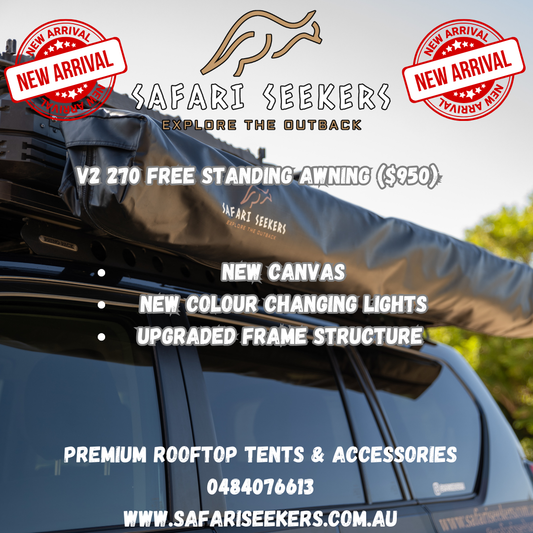 SAFARI SEEKERS AWNING: '270 FREE STANDING DEGREE AWNING V2'