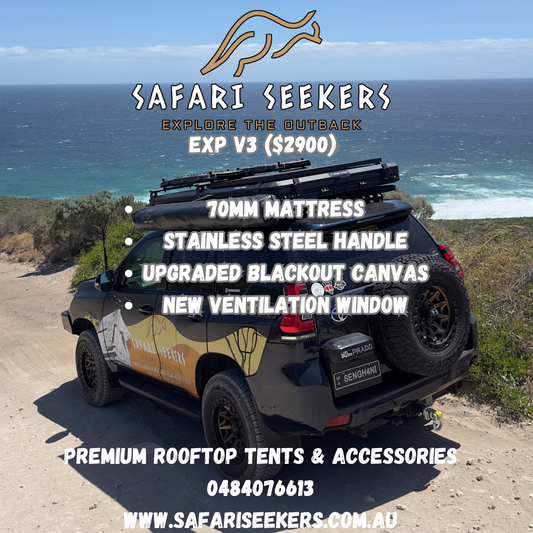 SAFARI SEEKERS ROOF TOP TENT: 'EXPEDITION SERIES V3'