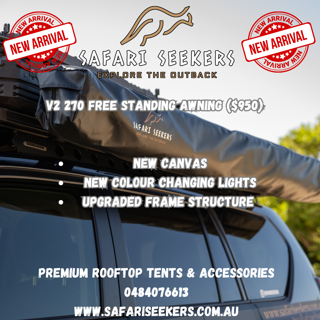 SAFARI SEEKERS AWNING: '270 FREE STANDING DEGREE AWNING V2'