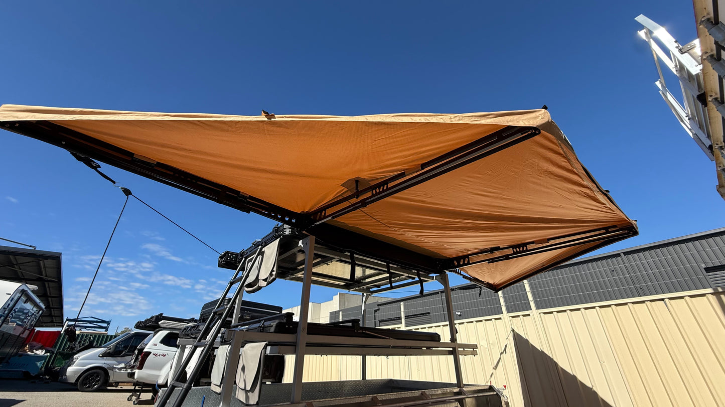 SAFARI SEEKERS AWNING: '180 FREE STANDING AWNING'