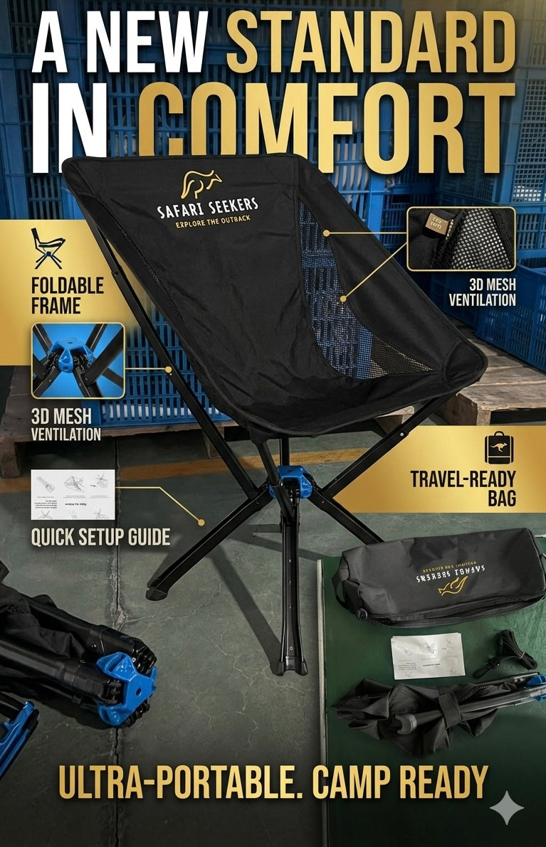 SAFARI SEEKERS COMPACT CAMPING CHAIR