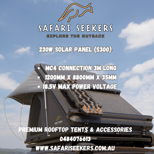 SAFARI SEEKERS ACCESSORY: '230W SOLAR PANEL'